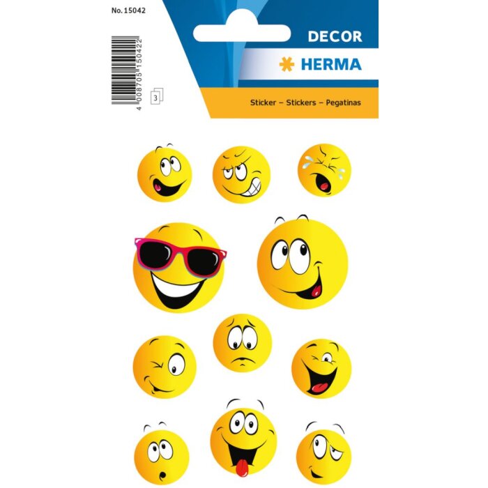 Herma DECOR Stickers happy face