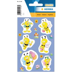 Herma MAGIC Stickers bee Willy, popup