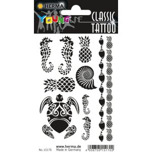 Herma FASHIONLine CLASSIC tattoo black Caribbean