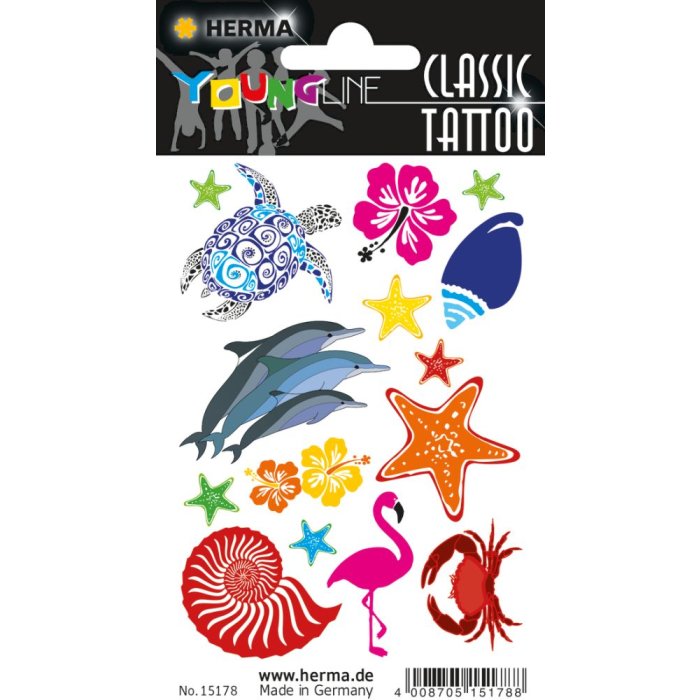 Herma FASHIONLine CLASSIC tattoo colour ocean