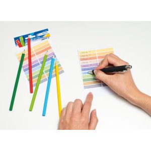 Herma Pencil labels as name stickers for coloured...