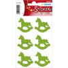 Herma MAGIC Stickers rocking horses, felt light green