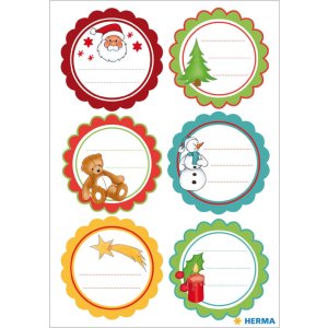 Herma DECOR Stickers gift stickers Christmas greetings,...