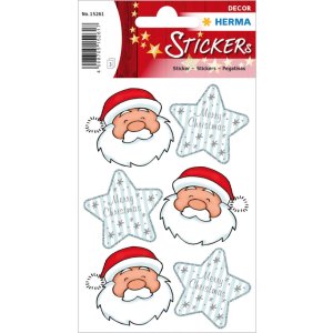 Herma DECOR Stickers Santa Claus greeting