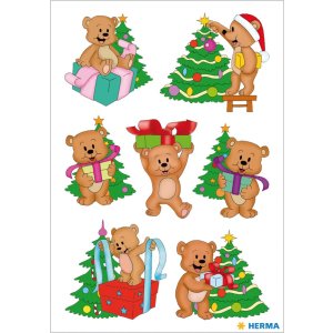 Herma DECOR Stickers Christmas bears