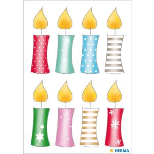 Herma DECOR Stickers Christmas candles