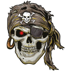 Herma FASHIONLine CLASSIC tattoo pirate XXL