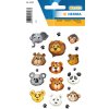 Herma MAGIC Stickers animal faces, stone