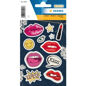 Herma MAGIC Stickers lip patches, puffy