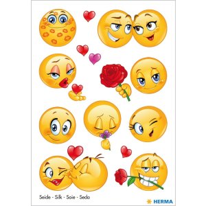 Herma MAGIC Stickers love faces, silk