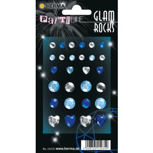 Herma FASHIONLine Glam rocks diamonds dark blue &...