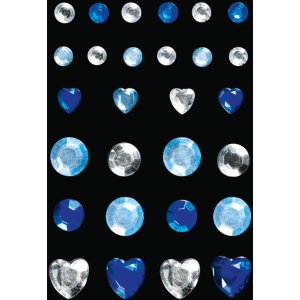 Herma FASHIONLine Glam rocks diamonds dark blue &...