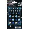 Herma FASHIONLine Glam rocks diamonds dark blue & light blue