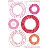 Herma HOME Stickers  kitchen labels for lid new look colourful, self-adhesive