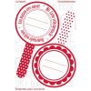 Herma HOME Stickers  kitchen labels for lid new look red, self-adhesive