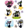 Herma MAGIC Stickers cute cat, glittery