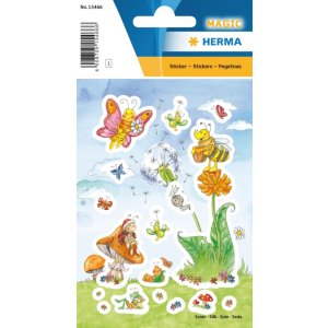 Herma MAGIC Stickers little friends, silk