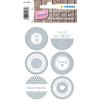 Herma HOME Stickers HOME gift stickers friends, silver embossed