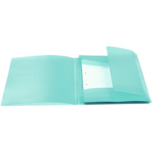 Herma Elasticated folder A4 PP translucent turquoise