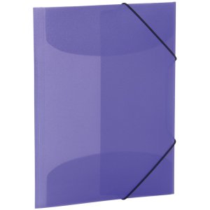 Herma Elasticated folder A4 PP translucent violet