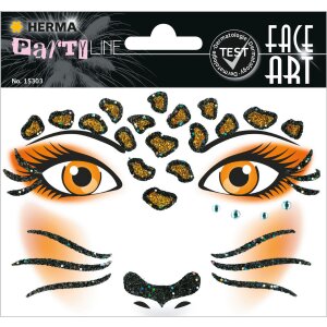 Herma FASHIONLine Face Art Stickers Leopard