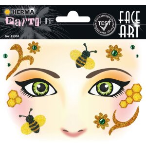 Herma FASHIONLine Face Art Stickers Honey Bee