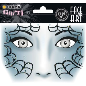 Herma FASHIONLine Face Art Stickers Spider