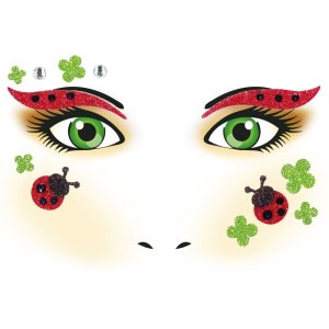 Herma FASHIONLine Face Art Stickers Ladybug