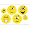 Herma Reflector stickers happy face