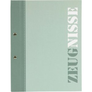 Certificate folder green A4