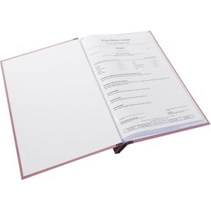 Certificate folder aubergine A4