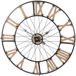 Clock Ø 80x4 cm - 1xAA White - 5KL0136