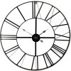 Clock Ø 80x4 cm - 1xAA White black - 5KL0140M