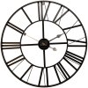 Clock Ø 60x4 cm - 1xAA White black - 5KL0140S