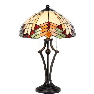 Tablelamp Tiffany complete Ø 40 cm multicolored -...