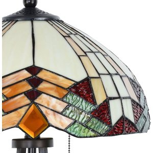 Tablelamp Tiffany complete Ø 40 cm multicolored - 5LL-5961