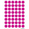 Vario coloured dots - labels 12mm Ã˜ pink