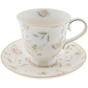 Cup and saucer Ø 15x9 cm - 0.22 L multicolored -...