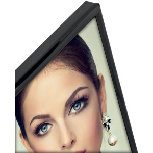 Photo frame BL01 black glossy 13x18 cm