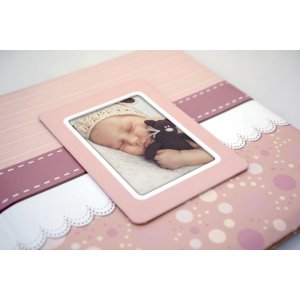 Cinzia baby album 31x31 cm pink