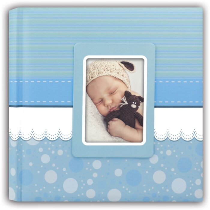 ZEP baby album Cinzia 31x31 cm blue 60 white sides