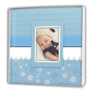 Cinzia baby album 24x24 cm blue