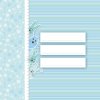 Cinzia baby album 24x24 cm blue