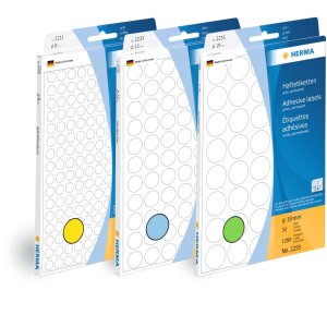 Multi-purpose labels 16x22mm white 1344 pcs.