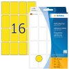 Multi-purpose labels 25x40mm yellow 512 pcs.