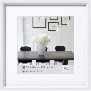 Steel Style plastic frame 20x20 cm white