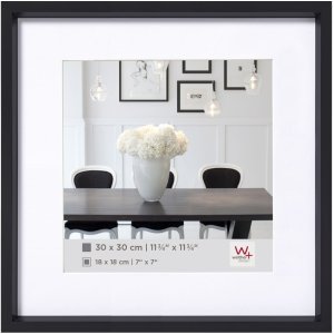 Steel Style plastic frame 30x30 cm black