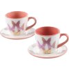 20CA1019 Mascagni 2 coffee cups set pink