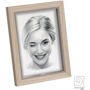 A372 wood photo frame Ilegni 13x18 cm taupe