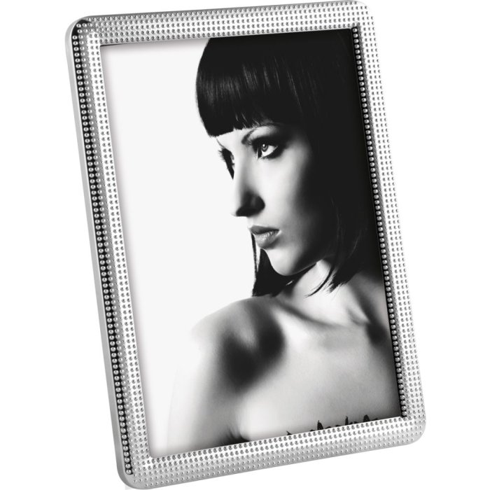 Photo Frame A387 Silver Dots 13x18 cm